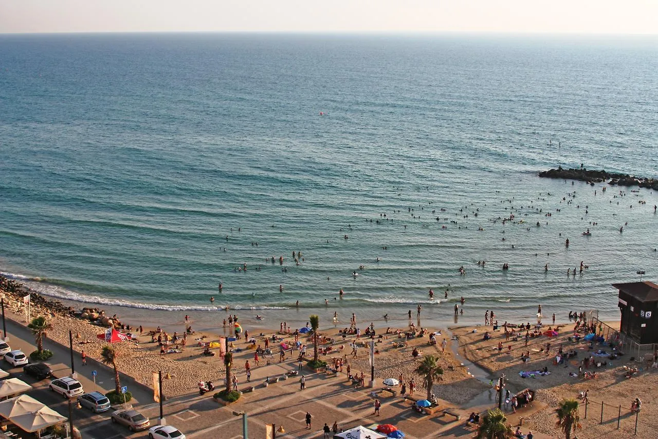 Sea View Beach Apartment Haifa Izrael